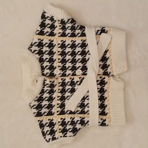 Janie & Jack Infant Houndstooth Sweater